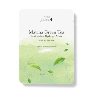 Matcha Green Tea Antioxidant Hydrogel Mask: Single